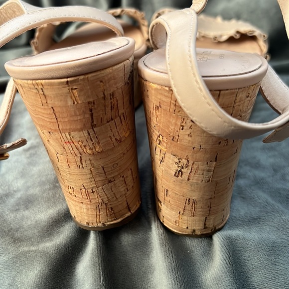 Pink Cork bottom Kate Spade shoes - Picture 6 of 9